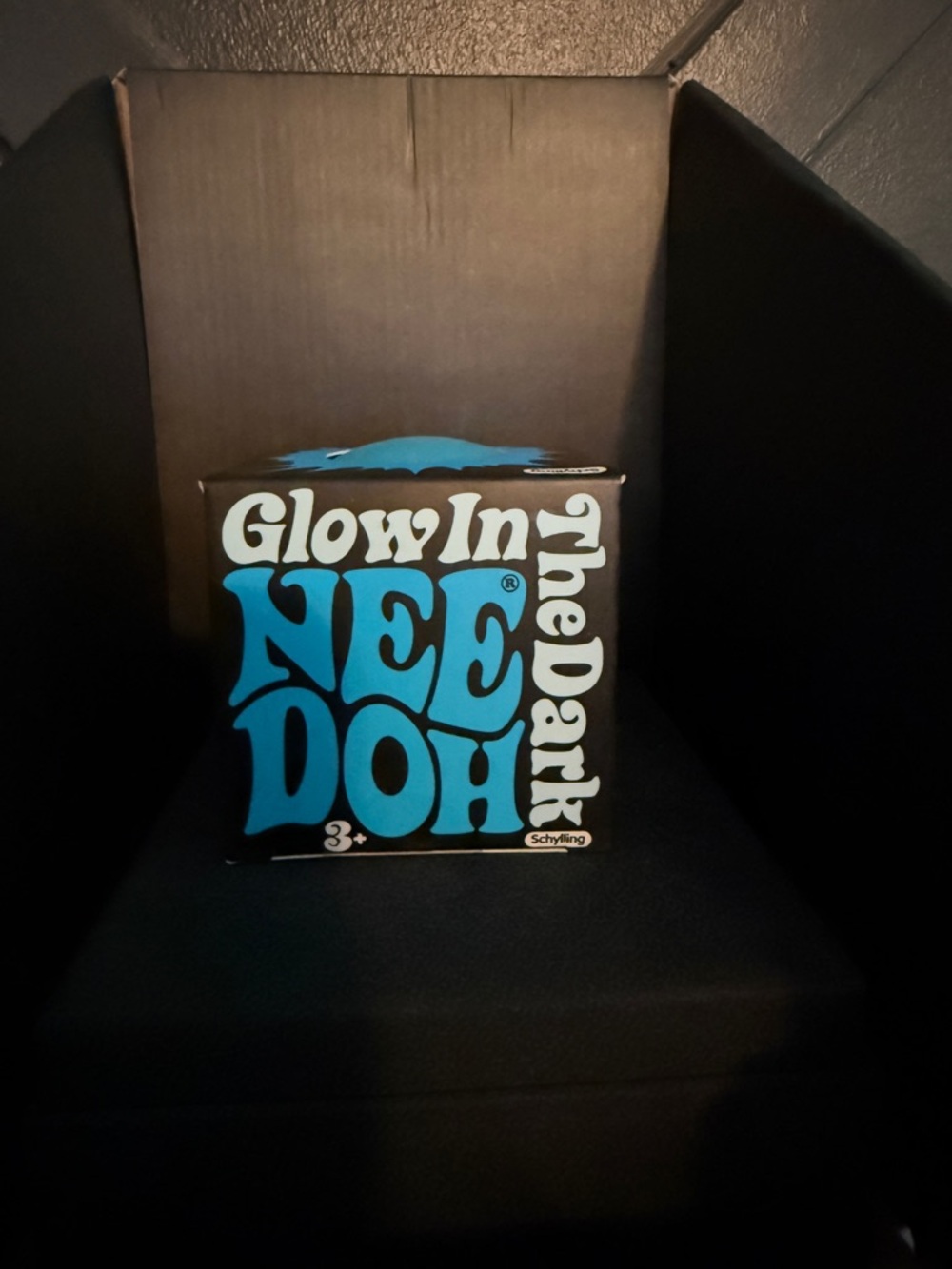 Glow In The Dark NeeDoh Retro Squishy Toy - Blue